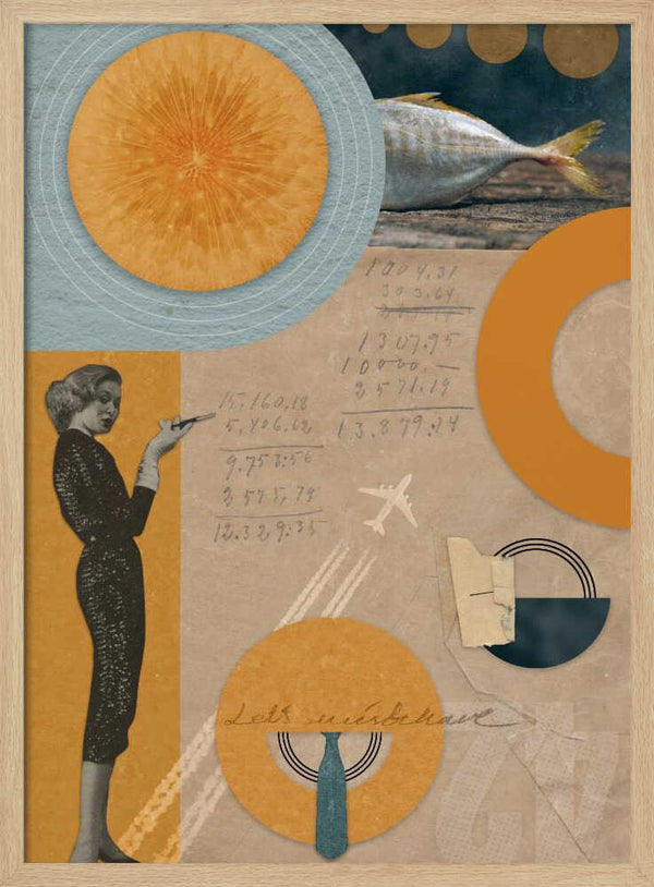 Tablou înramat „Let's Misbehave” de Pia Lilenthal