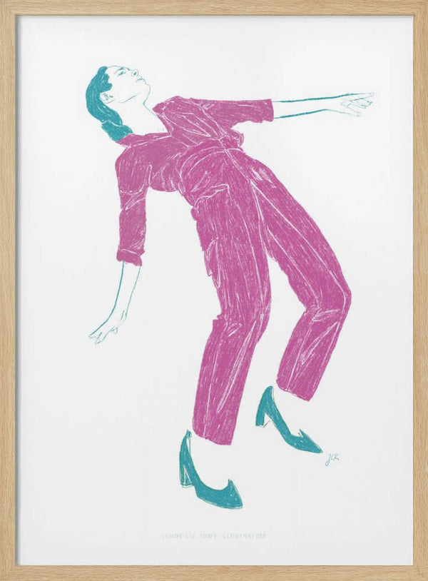 Tablou înramat „Jlr Dancing13 Copy” de Jenny Liz Rome