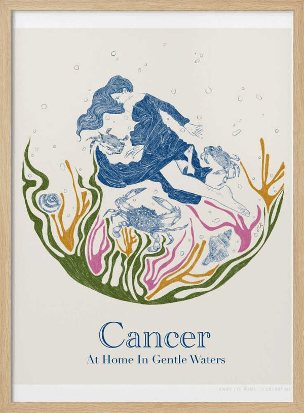 Tablou înramat „Jlr Cancer Copy” de Jenny Liz Rome