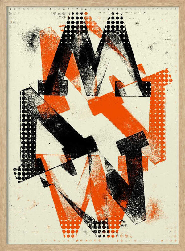 Tablou înramat „Bold Chaos” de Petr Strnad