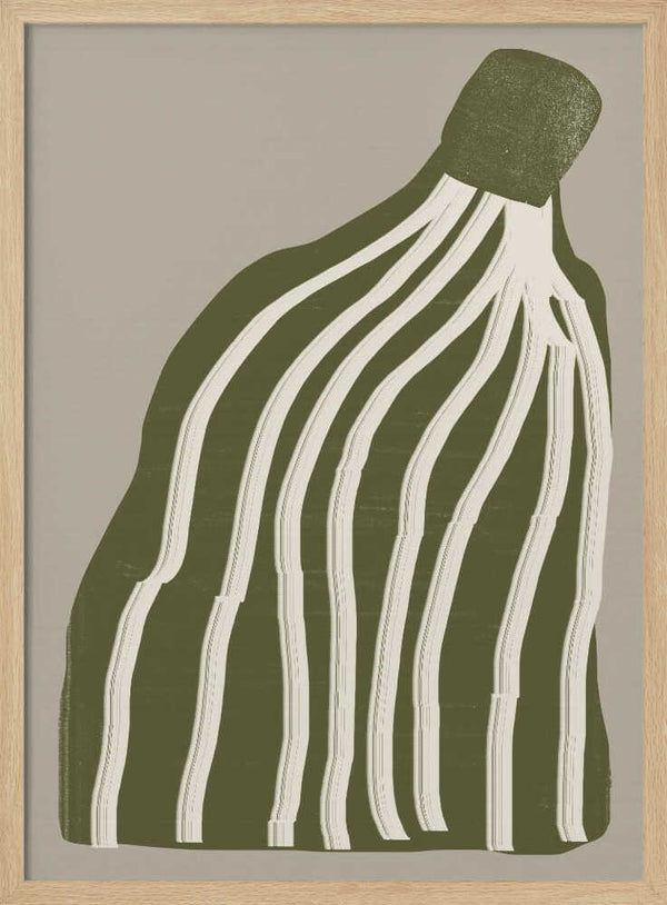 Tablou înramat „Modern Flower” de THE MIUUS STUDIO