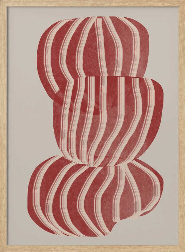 Tablou înramat „Striped Balance” de THE MIUUS STUDIO