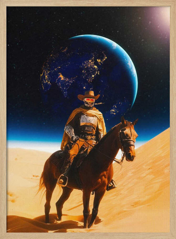 Tablou înramat „Space Cyborg” de Taudalpoi