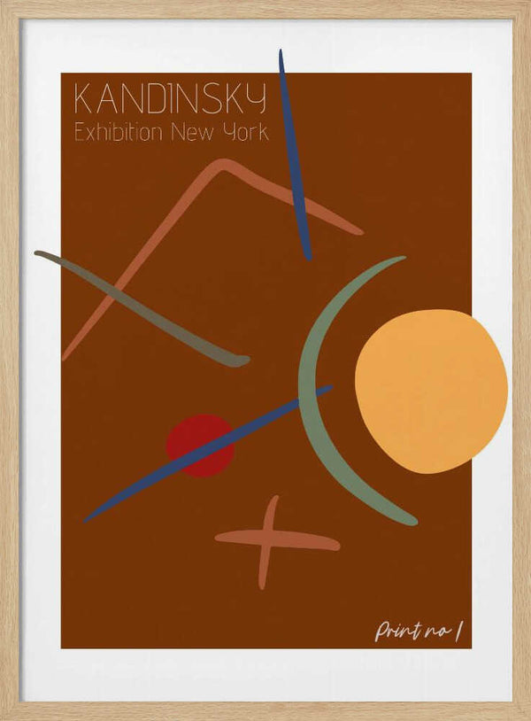 Tablou înramat „Geometric Harmony” de Treechild