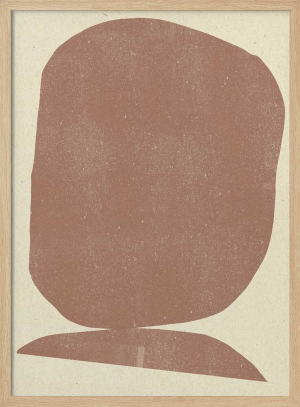 Tablou înramat „Earthy Stone” de THE MIUUS STUDIO