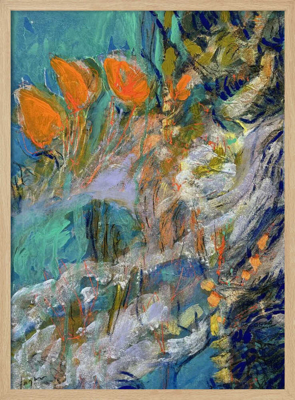 Tablou înramat „Vivid Floral Dream” de Dorothy Fagan