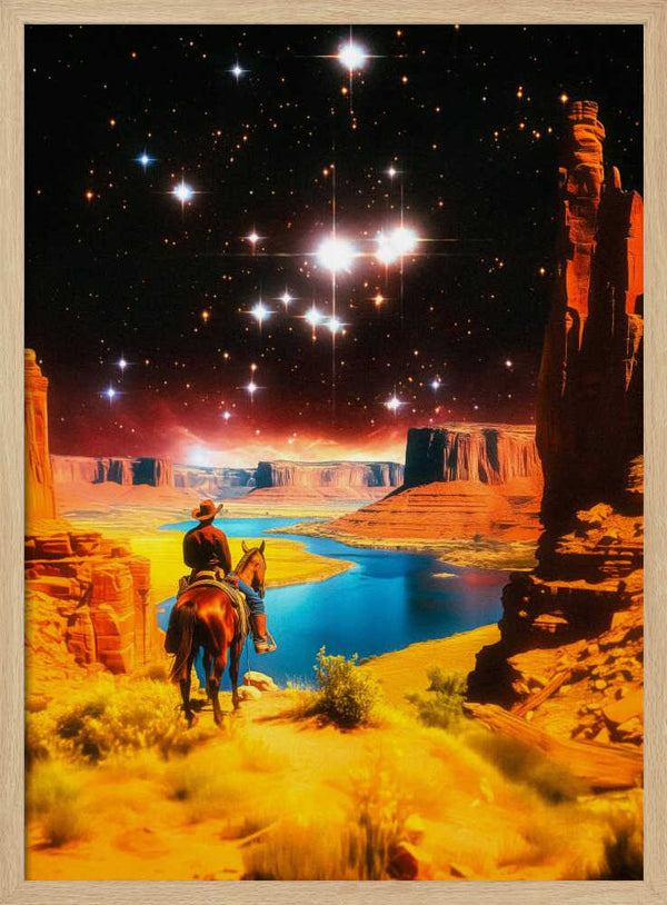 Tablou înramat „The Cosmic Frontier” de Taudalpoi