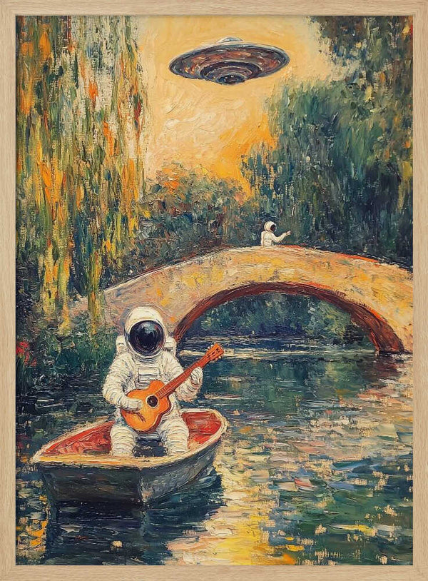 Tablou înramat „Ballad to the river” de Dikhotomy