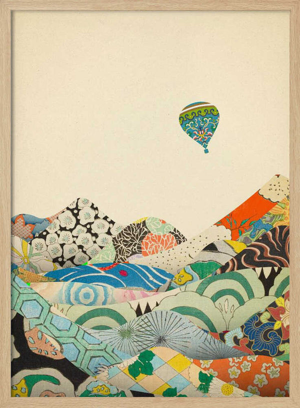 Tablou înramat „Landscape Pattern #1” de Taudalpoi