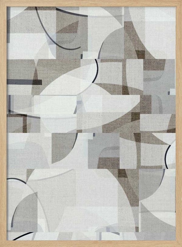 Tablou înramat „Neutral Curves 8” de cartissi