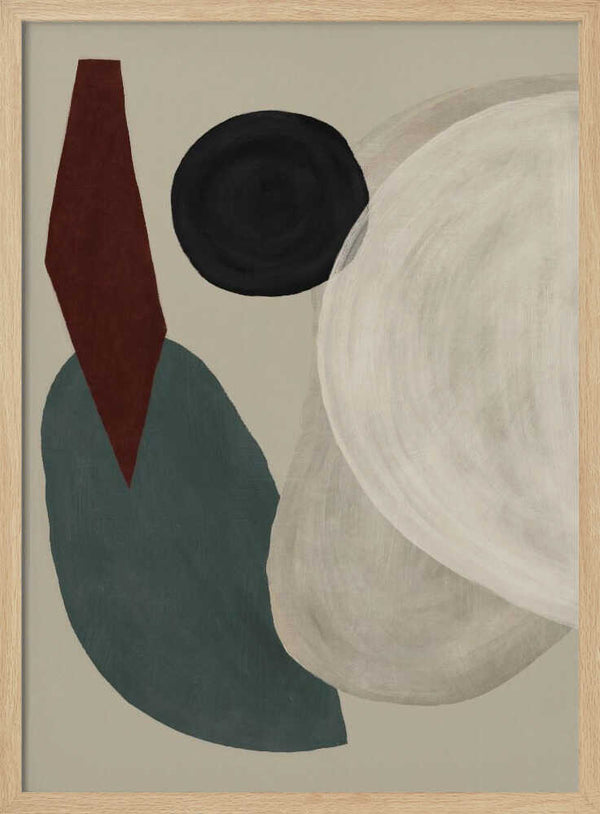 Tablou înramat „Geometric Harmony” de Treechild