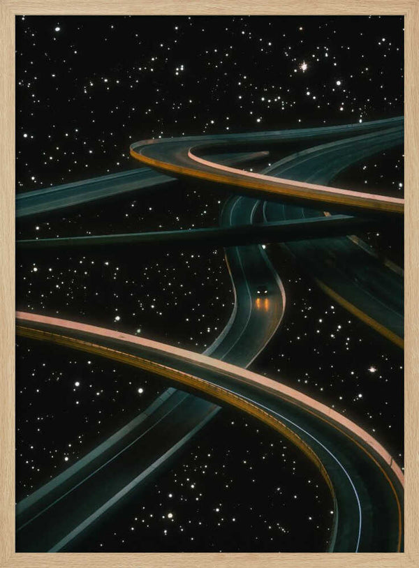 Tablou înramat „Driving Alone Thinking of You” de Taudalpoi