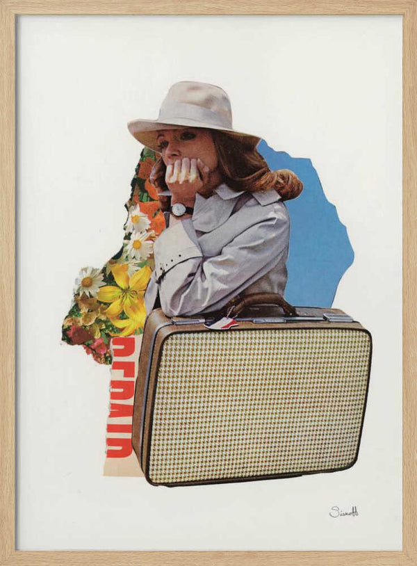 Tablou înramat „Audrey” de Mikhail Siskoff