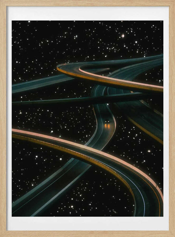 Tablou înramat „Driving Alone Thinking of You” de Taudalpoi