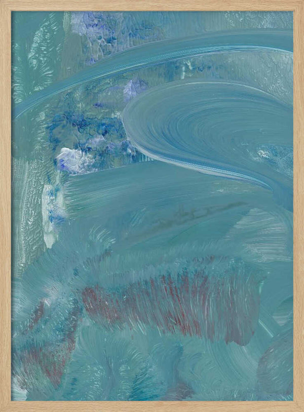 Tablou înramat „Azure Whispers” de Maira Ribena