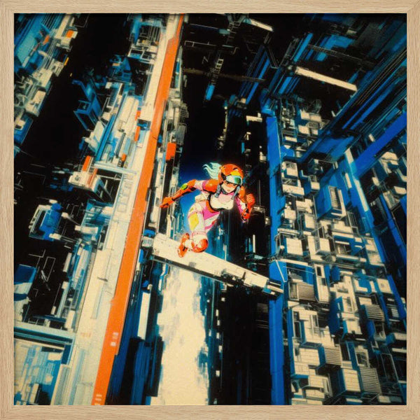 Tablou înramat „Superheroine” de Taudalpoi