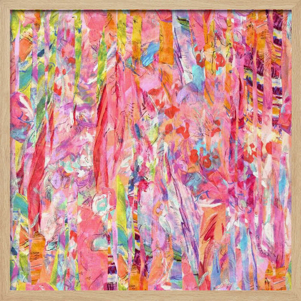 Tablou înramat „Repeatpattern Hotpinkgoddess Vibrant2” de Dorothy Fagan