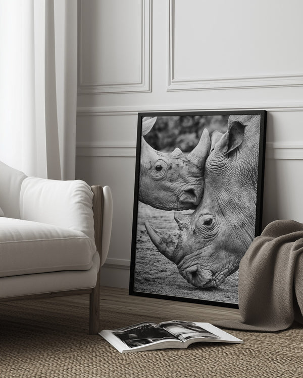 Tablou înramat „Face to face” de Jesus Concepcion Alvarado