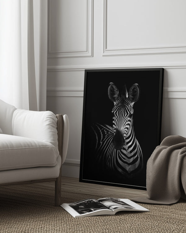 Tablou înramat „The Zebra” de WildPhotoArt