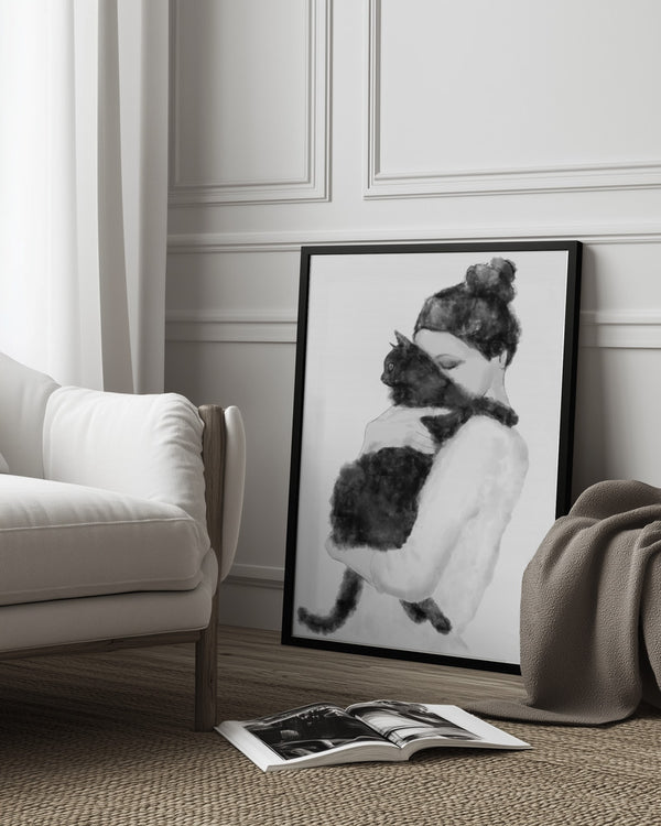 Tablou înramat „Cat Lover” de Pictufy Studio II