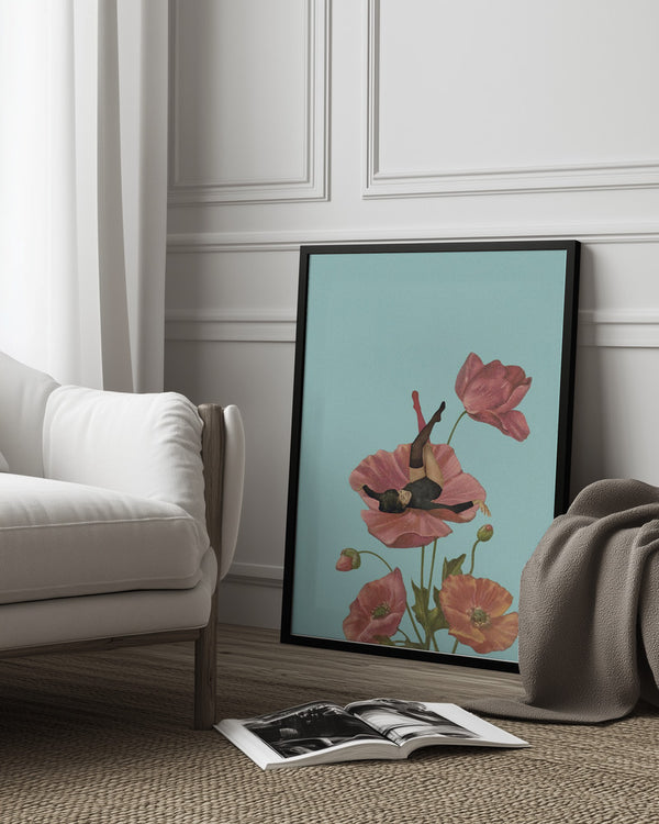 Tablou înramat „Colourful Dreamer” de Maarten Léon