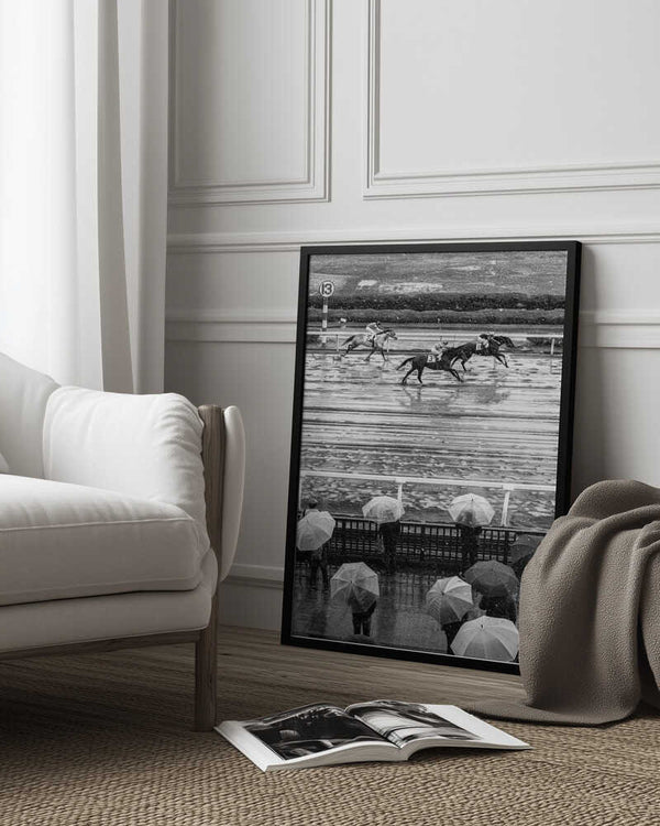 Tablou înramat „ Horse racing” de Takashi Hasegawa