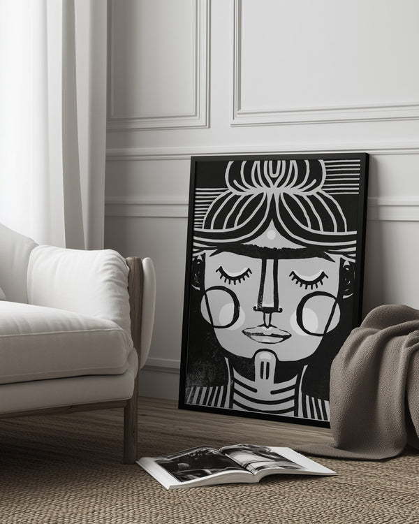 Tablou înramat „Symmetric Serenity” de Treechild