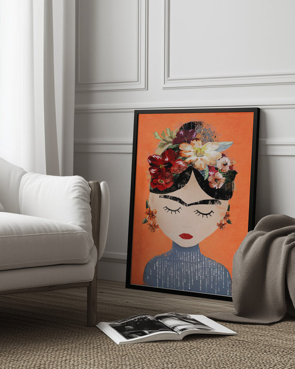 Tablou înramat „Floral Dreamer” de Treechild