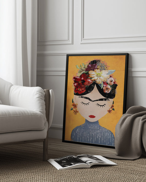 Tablou înramat „Floral Serenity” de Treechild