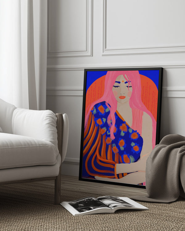 Tablou înramat „Vibrant Serenity” de Treechild