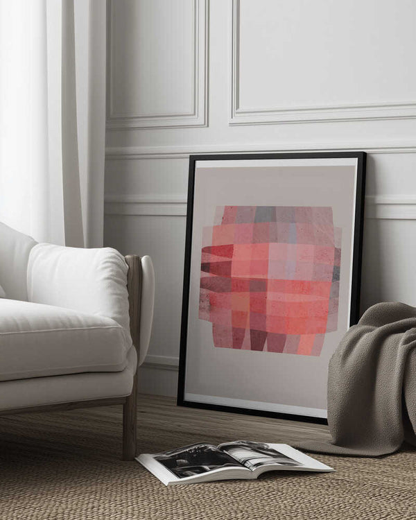 Tablou înramat „Pink Mosaic Dreams” de Treechild