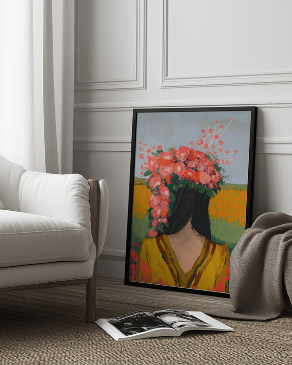 Tablou înramat „Floral Reverie” de Treechild