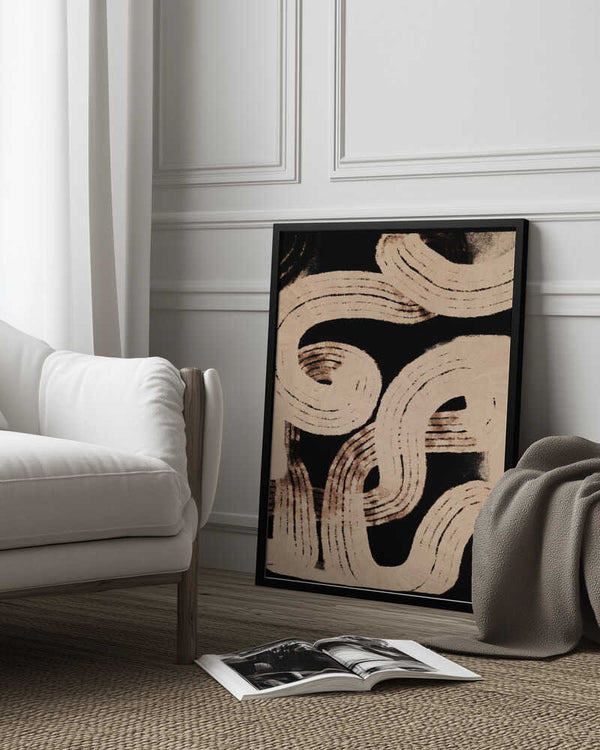 Tablou înramat „Fluid Rhythms” de Treechild