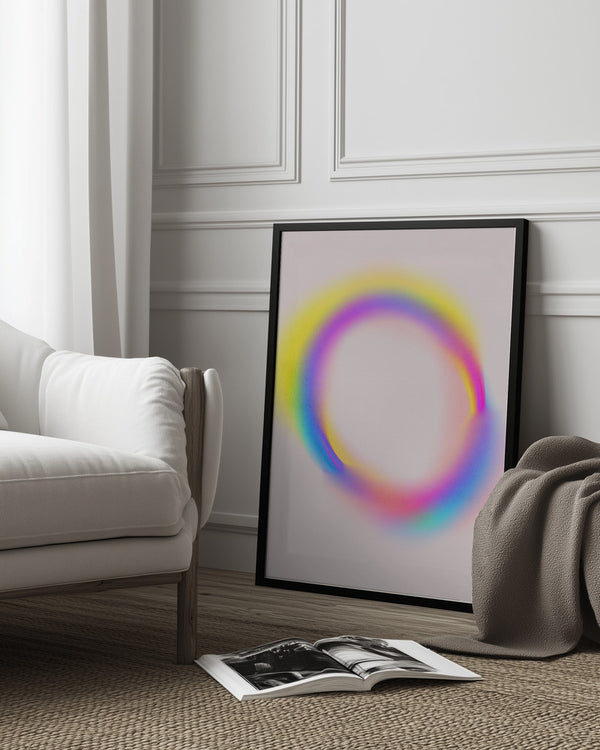 Tablou înramat „Luminous Spectrum Halo” de Treechild