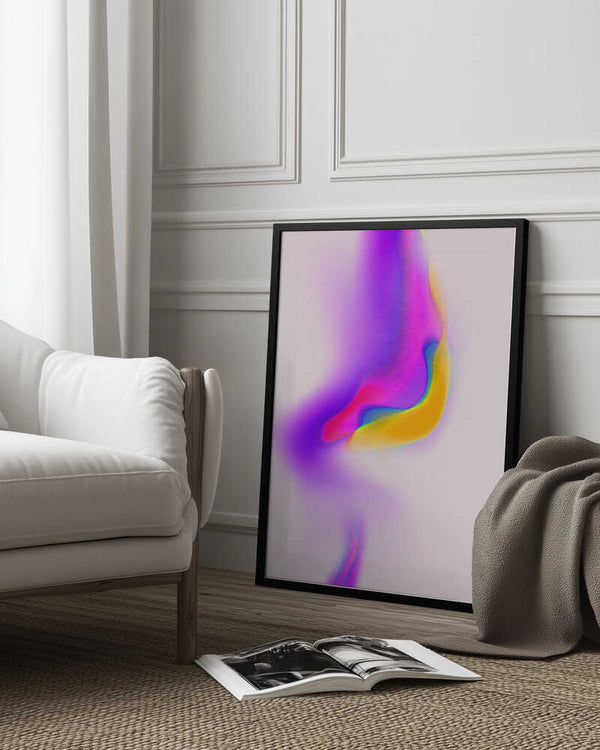 Tablou înramat „Neon Whirl” de Treechild