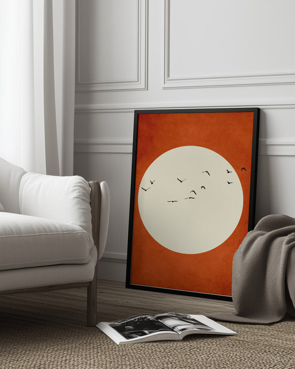 Tablou înramat „Warming Feelings” de Kubistika