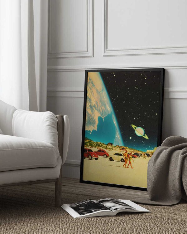 Tablou înramat „Galaxy Beach” de Taudalpoi