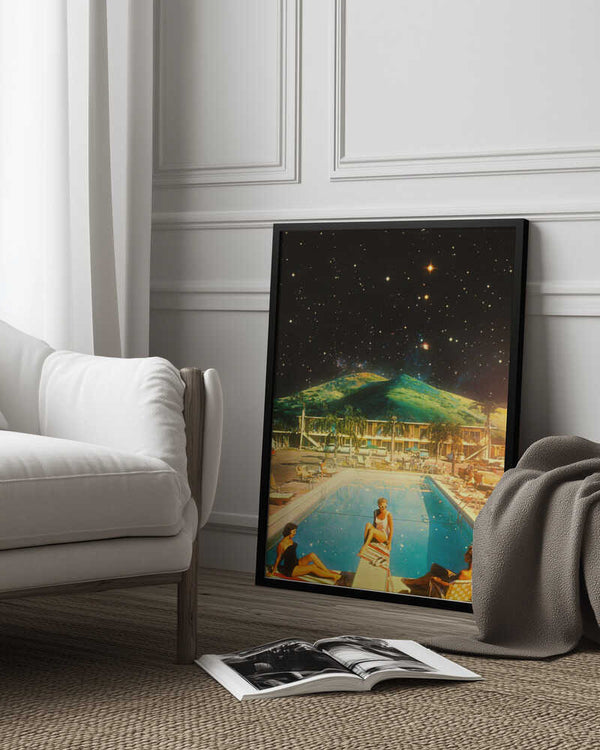 Tablou înramat „Space Pool” de Taudalpoi