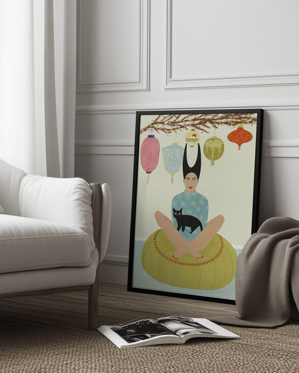 Tablou înramat „Gatuela” de Jota de jai