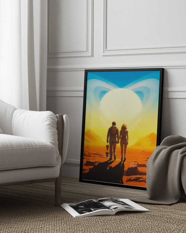 Tablou înramat „Saturn Love” de Taudalpoi