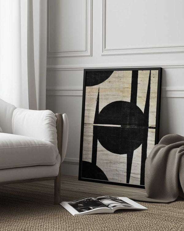 Tablou înramat „Geometric Harmony” de Treechild