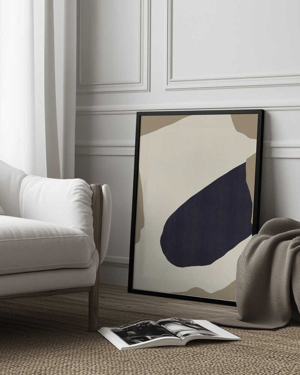 Tablou înramat „Contrasting Shapes” de Little Dean