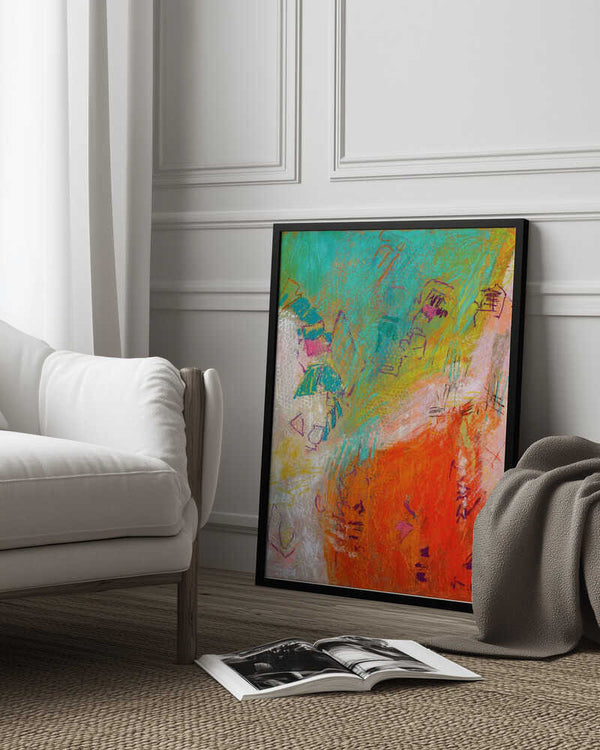 Tablou înramat „ Radiant Whirlwind” de Dorothy Fagan