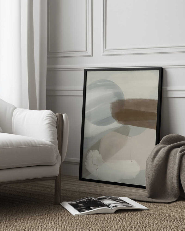 Tablou înramat „Abstract 01” de Nilesh Kulkarni