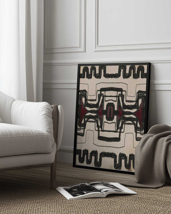 Tablou înramat „Movement II” de Gemma Bardot