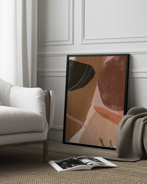 Tablou înramat „Chatter” de Gemma Bardot