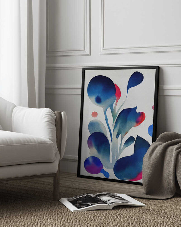 Tablou înramat „Nature Inspired Abstract Watercolor (Day 53)” de Mauro