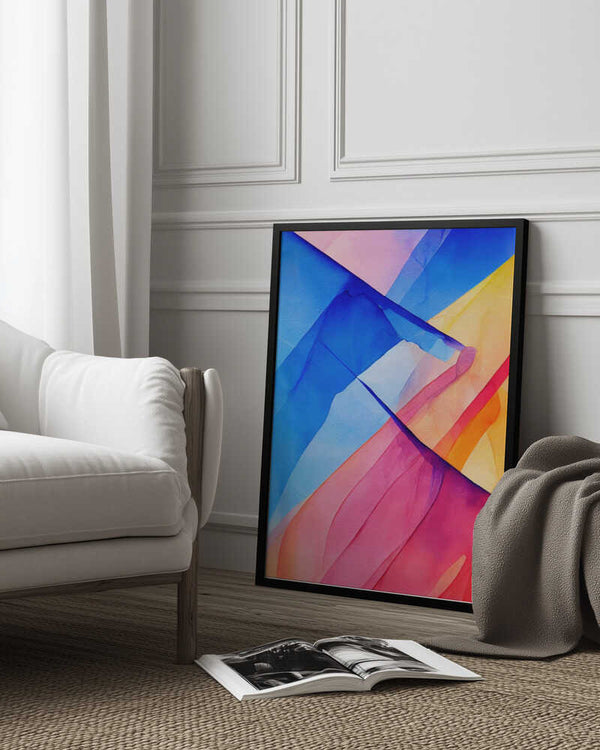 Tablou înramat „Nature Inspired Abstract Watercolor (Day 72)” de Mauro