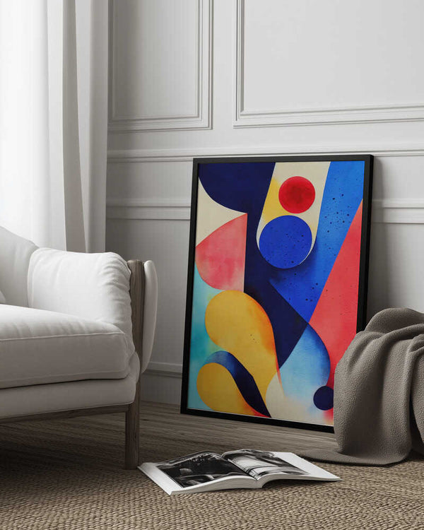 Tablou înramat „Nature Inspired Abstract Watercolor (Day 93)” de Mauro