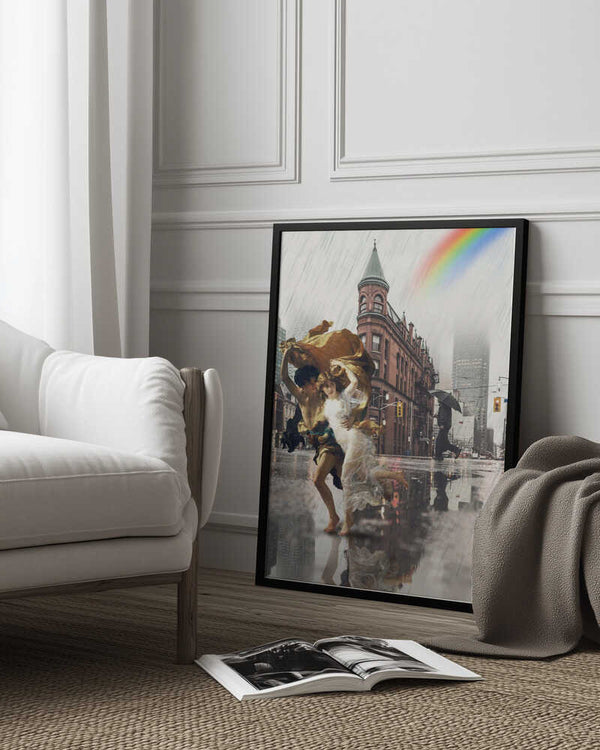 Tablou înramat „Center of the Storm” de Dikhotomy